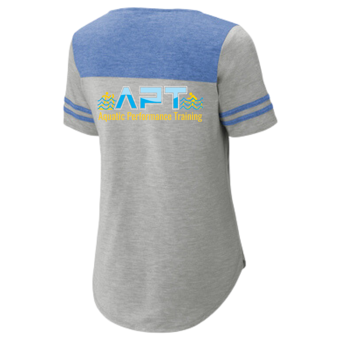 APT Ladies - Tri-Blend Wicking Fan Tee